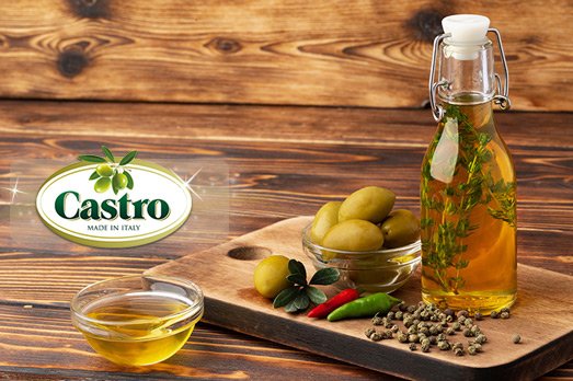 Olio e ingredienti della cucina mediterranea