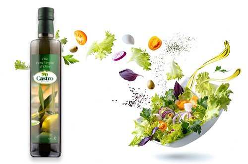 Olio Castro utilizzato a crudo
